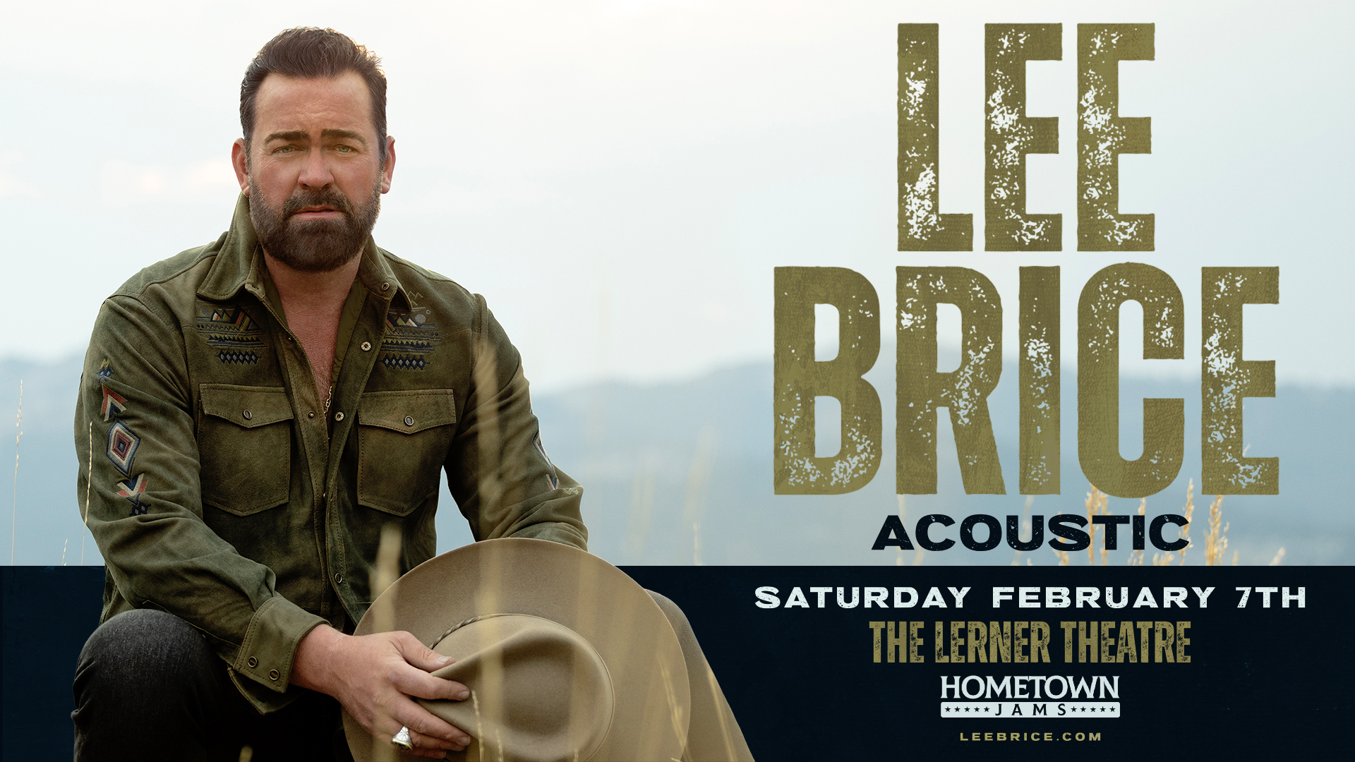 Hometown Jams Presents: Lee Brice (Acoustic)